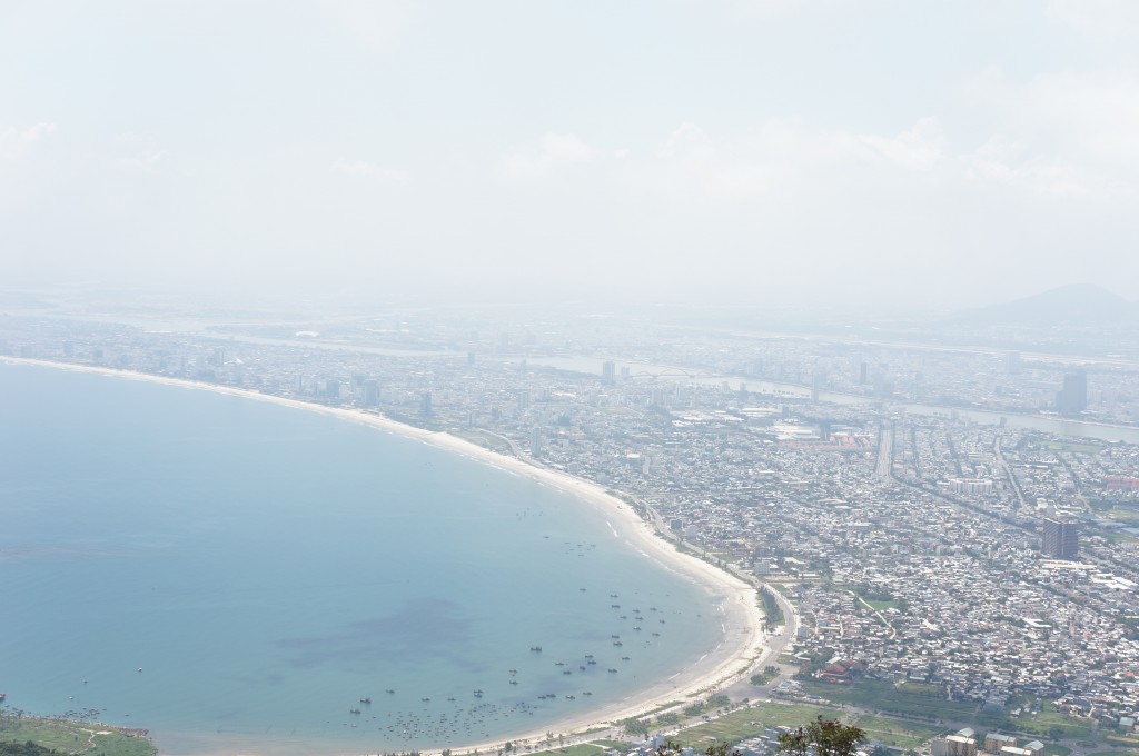 Enjoying Da Nang view at Ban Co peak